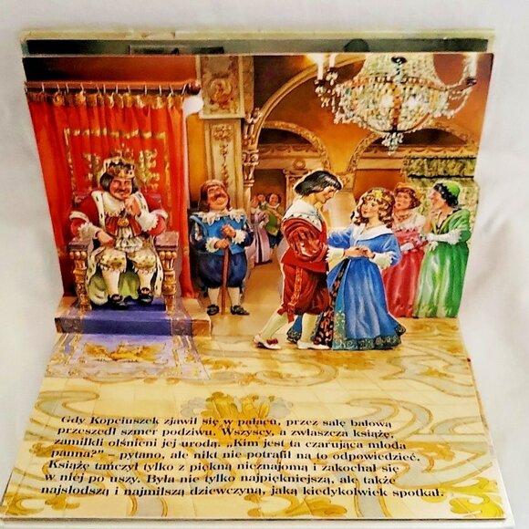 Kopciuszek Cinderella Pop-Up Book Polish language -Excellent Cond 1996 / 1999 - Picture 4 of 6